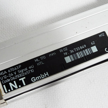 I.N.T GmbH Encoder Incremental Linear MSA 670.63P ML170mm MSA670.63P /Neuwertig