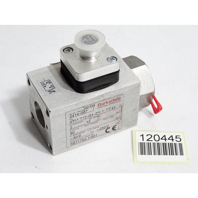 Barksdale Druckschalter XTM-012-G1-S3-1-GE43 / Unbenutzt - Maranos.de
