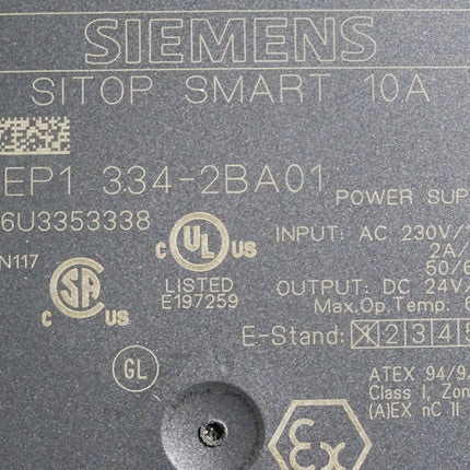 Siemens Sitop Smart 10A 6EP1334-2BA01
