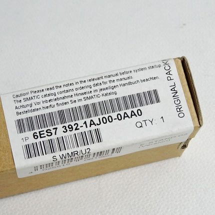 Siemens S7-300 Stecker 6ES7392-1AJ00-0AA0 6ES7 392-1AJ00-0AA0 Neu OVP versiegelt
