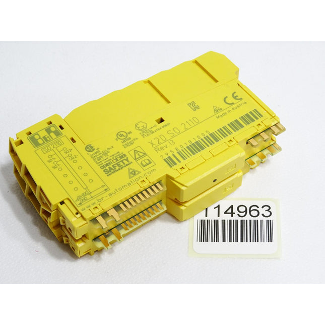 B&R X20SO2110 Rev.I3 X20 SO 2110 Sicheres digitales Ausgangsmodul - Maranos.de