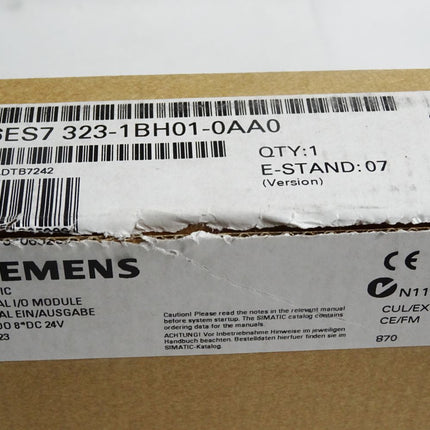 Siemens S7-300 SM323 6ES7323-1BH01-0AA0 6ES7 323-1BH01-0AA0 / Neu OVP