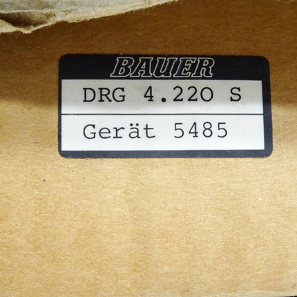 Bauer Board DRG 4.220 s DRG4.220s / Neuwertig OVP - Maranos.de