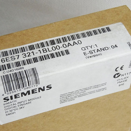 Siemens S7-300 SM321 6ES7321-1BL00-0AA0 6ES7 321-1BL00-0AA0 / Neu OVP versiegelt