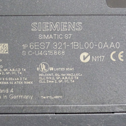 Siemens S7-300 SM321 6ES7321-1BL00-0AA0 6ES7 321-1BL00-0AA0 / Neu