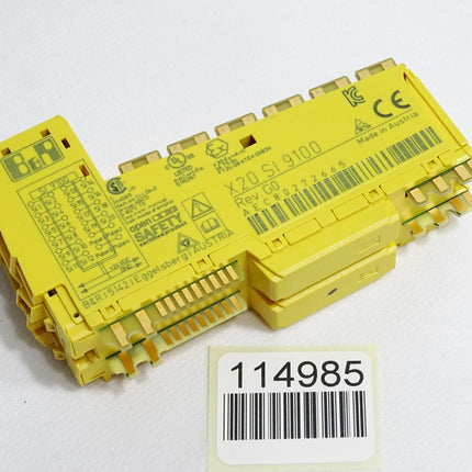 B&R X20SI9100 Rev.G0 X20 SI 9100 Sicheres digitales Eingangsmodul - Maranos.de