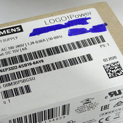 Siemens LOGO!Power 6EP3322-6SB10-0AY0 / Neu OVP versiegelt