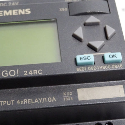 Siemens LOGO! 24RC 6ED1052-1HB00-0BA6 6ED1 052-1HB00-0BA6