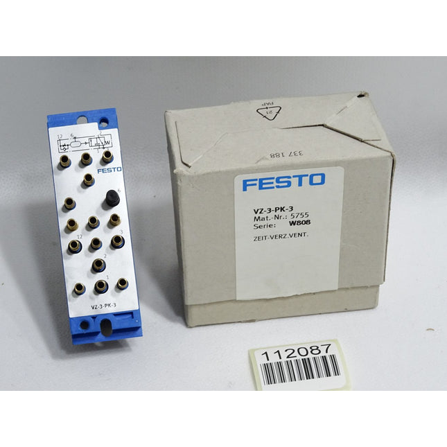 Festo VZ-3-PK-3 5755 Zeitverzögerungsventil / Neu OVP - Maranos.de