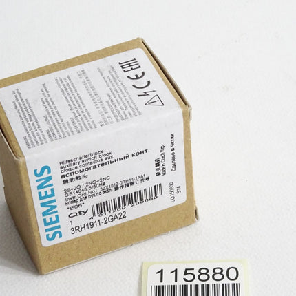 Siemens Hilfsschalterblock 3RH1911-2GA22 / Neu OVP - Maranos.de