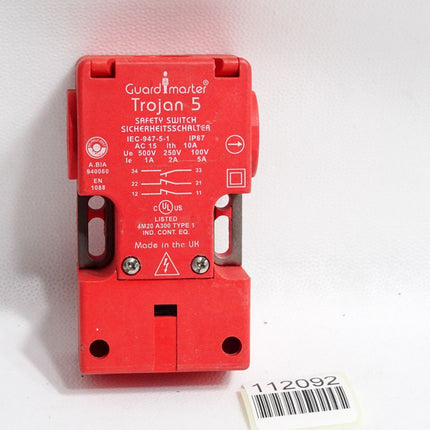 Allen Bradley Guard Master Trojan 5 Trojan5 Universalsicherheitsschalter - Maranos.de