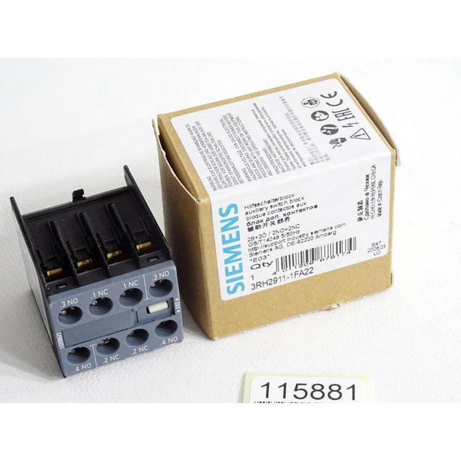 Siemens Hilfsschalterblock 3RH2911-1FA22 / Neu OVP - Maranos.de