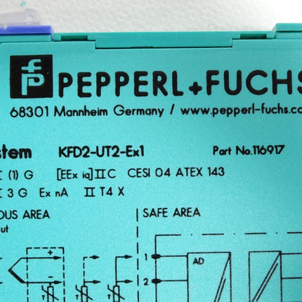 Pepperl+Fuchs Universeller Temperaturmessumformer KFD2-UT2-EX1 116917