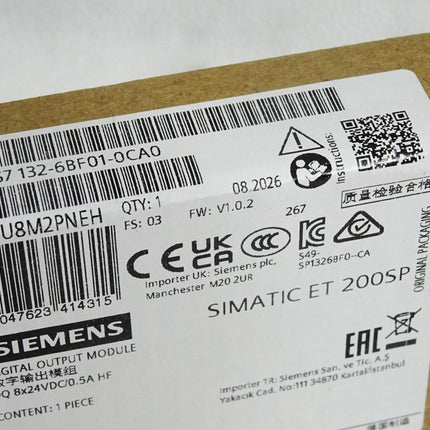 Siemens ET200SP DQ 6ES7132-6BF01-0CA0 6ES7 132-6BF01-0CA0 / Neu OVP versiegelt