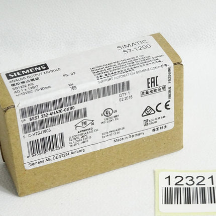 Siemens S7-1200 AQ 6ES7232-4HA30-0XB0 6ES7 232-4HA30-0XB0 / Neu OVP versiegelt
