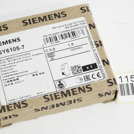 Siemens Leitungsshutzschalter 5SY6105-7 / Neu OVP - Maranos.de