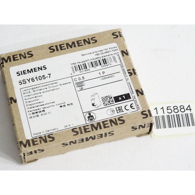 Siemens Leitungsshutzschalter 5SY6105-7 / Neu OVP - Maranos.de