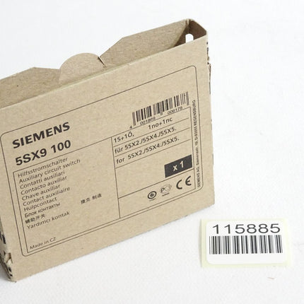 Siemens 5SX9100 Hilfsstromschalter / Neu OVP - Maranos.de