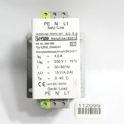 Lenze Netzfilter 8201 384066 EZN2_004A001 - Maranos.de