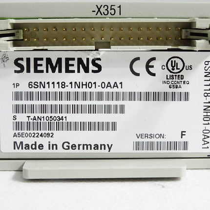 Siemens Simodrive 611 Regelungseinschub 6SN1118-1NH01-0AA1 Version F / Neuwertig