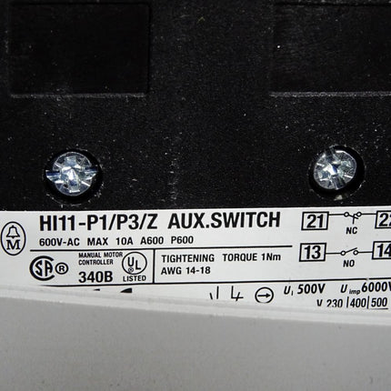 Klöckner Moeller Hauptschalter mit Gehäuse HI11-P1/P3/Z - Maranos.de