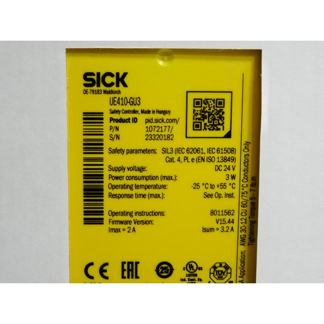 Sick Sicherheitssteuerung UE410-GU3 1072177 / Neu OVP versiegelt