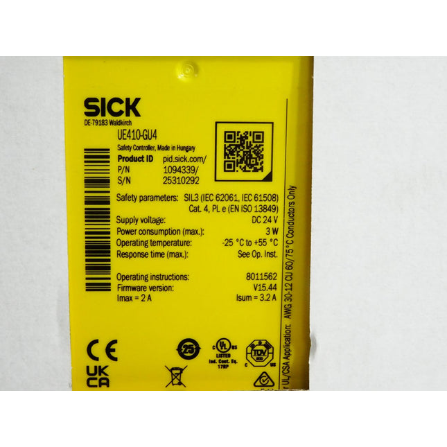 Sick Sicherheitssteuerung UE410-GU4 1094339 / Neu OVP versiegelt