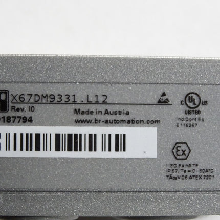 B&R X67DM9331.L12 X67 DM 9331.L12 Rev.I0 Digitales Mischmodul / Neu OVP - Maranos.de