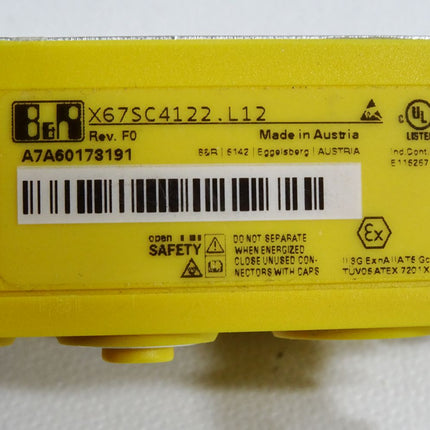 B&R X67SC4122.L12 X67 SC 4122 L12 Rev.F0 Sicheres Digitales Mischmodul / Neu OVP - Maranos.de