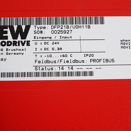 SEW Eurodrive Gateway DFP21B/UOH11B DFP21B UOH11B - Maranos.de