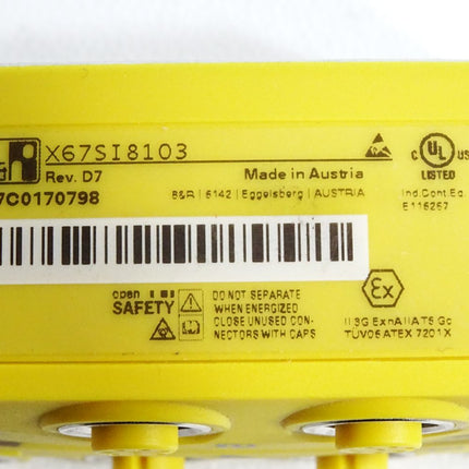 B&R X67SI8103 Rev.D7 X67 SI 8103 Sicheres Digitales Eingangsmodul / Neu OVP - Maranos.de
