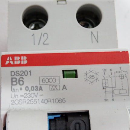ABB Sicherungsautomat DS201 B6 2CSR255140R1065 - Maranos.de