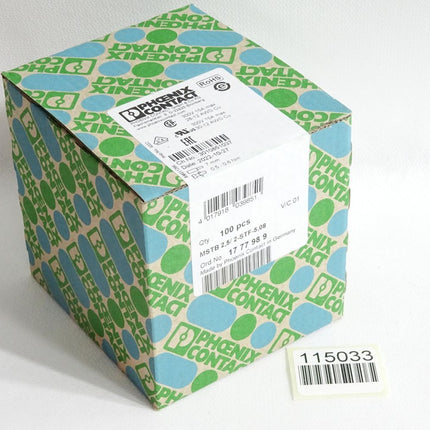 Phoenix Contact 1777989 MSTB2,5/2-STF-5,08 Inhalt:100 Stecker Neu OVP versiegelt - Maranos.de