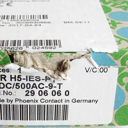 Phoenix Contact 2906060 ELR H5-IES-PT-24DC/500AC-9-T Hybridmotorstarter /Neu OVP - Maranos.de