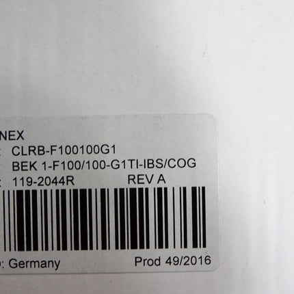 Cognex CLRB-F100100G1 119-2044R Backlight / Neuwertig OVP - Maranos.de