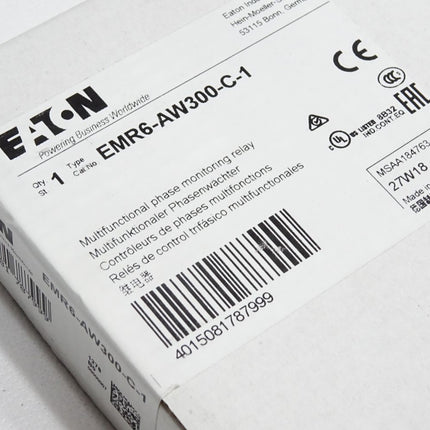 Eaton EMR6-AW300-C-1 Multifunktionaler Phasenwächter / Neu OVP versiegelt - Maranos.de