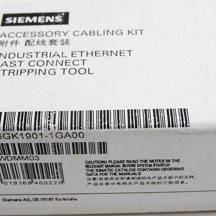 Siemens 6GK1901-1GA00 Industrial Ethernet FastConnect stripping tool / Neu OVP - Maranos.de