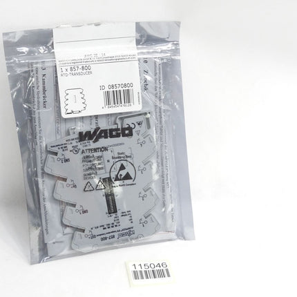 Wago RTD-Transducer 857-800 / Neu OVP - Maranos.de