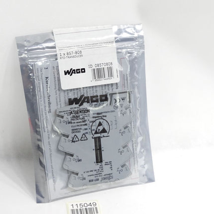 Wago RTD-Transducer 857-800 / Neu OVP versiegelt - Maranos.de
