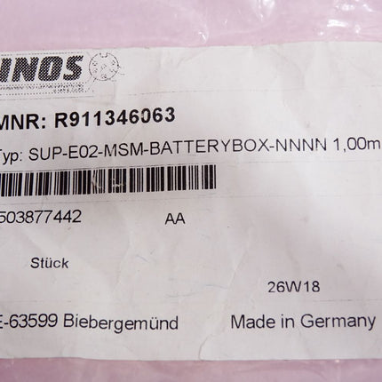 Rexroth Inos R911346063 SUP-E02-MSM-BATTERYBOX / Neu OVP - Maranos.de