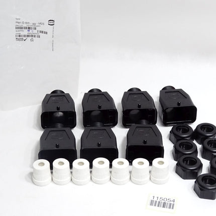 Harting Han Q 8/0-gg-M25 19120080429 / Inhalt: 7 Stück / Neu - Maranos.de