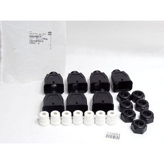 Harting Han Q 8/0-gg-M25 19120080429 / Inhalt: 7 Stück / Neu - Maranos.de