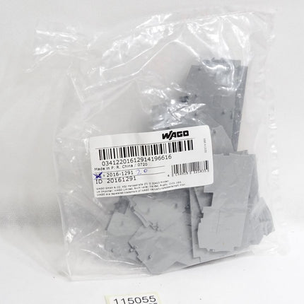 Wago Abschluss- und Zwischenplatte 2016-1291 / Inhalt:20 Stück / Neu OVP - Maranos.de