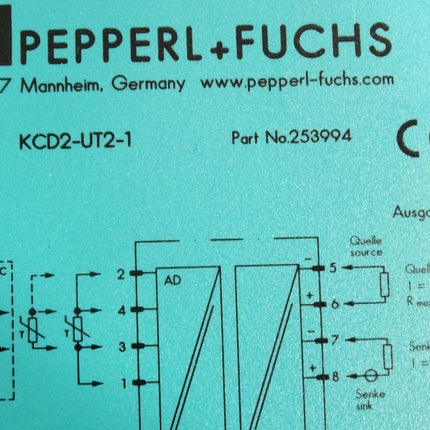 Pepperl+Fuchs 253994 KCD2-UT2-1 Temperaturmessumformer / Neu OVP - Maranos.de