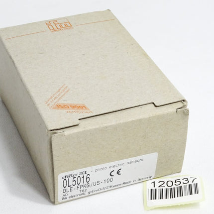Ifm electronic Einweglichtschranke Empfänger OL5016 OLE-FPKG/US-100 / Neu OVP