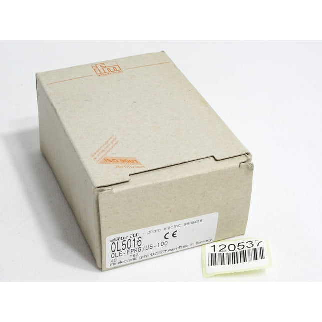 Ifm electronic Einweglichtschranke Empfänger OL5016 OLE-FPKG/US-100 / Neu OVP