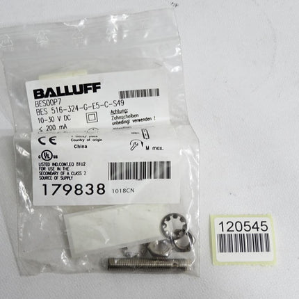 Balluff Induktiver Näherungsschalter BES00P7 BES516-324-G-E5-C-S49 / Neu OVP - Maranos.de