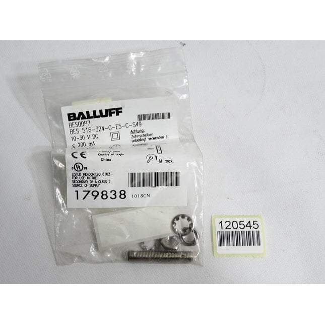 Balluff Induktiver Näherungsschalter BES00P7 BES516-324-G-E5-C-S49 / Neu OVP