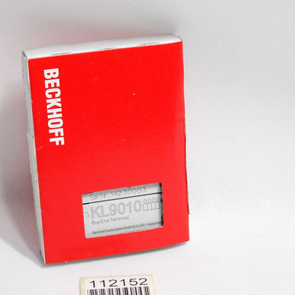 Beckhoff KL9010 Busendklemme / Neu OPV versiegelt - Maranos.de