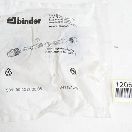 Binder M16 Kabeldose 9920130005 / Neu OVP
